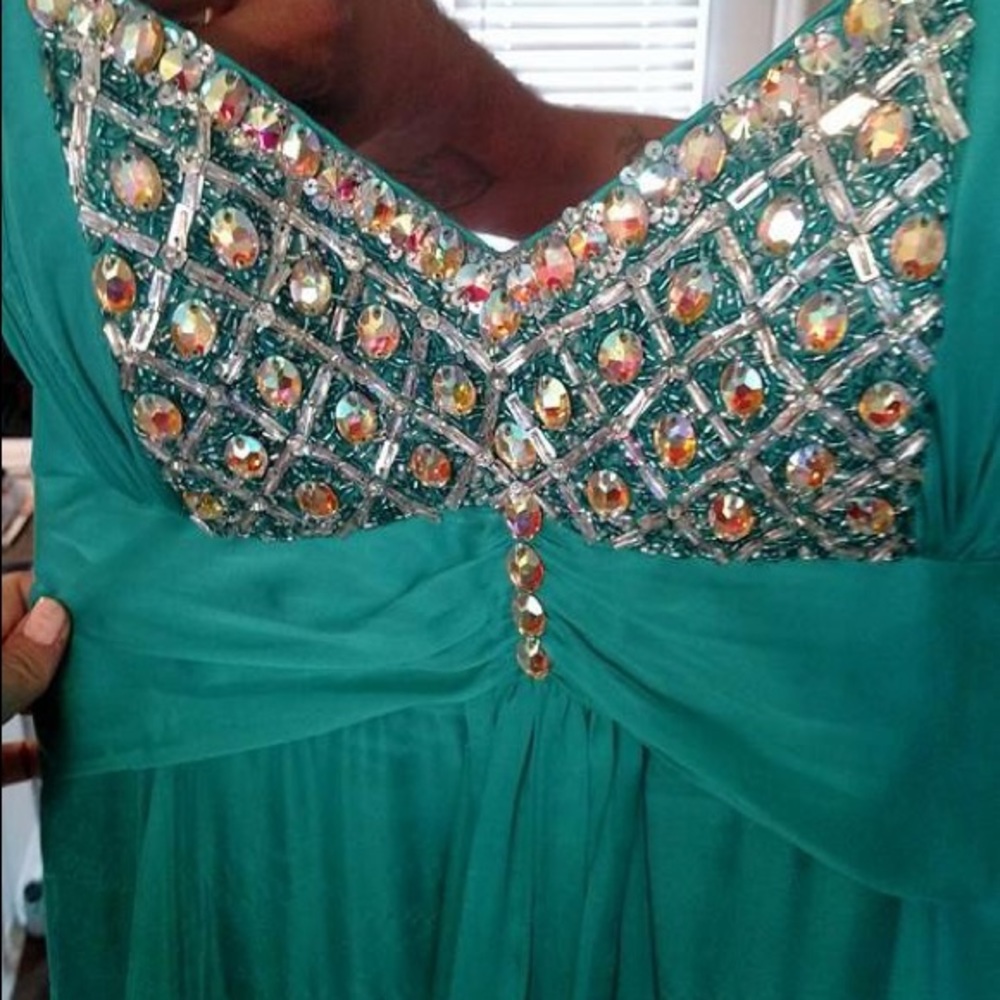 Prom dress Teal